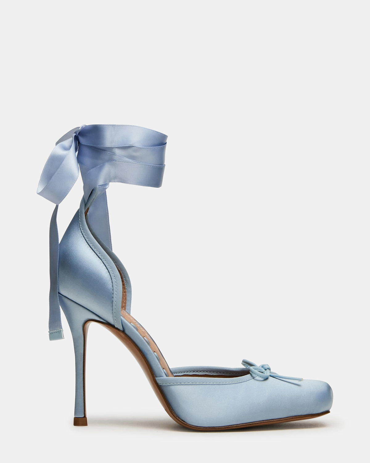 LARINA BLUE SATIN  Famous | Online Store