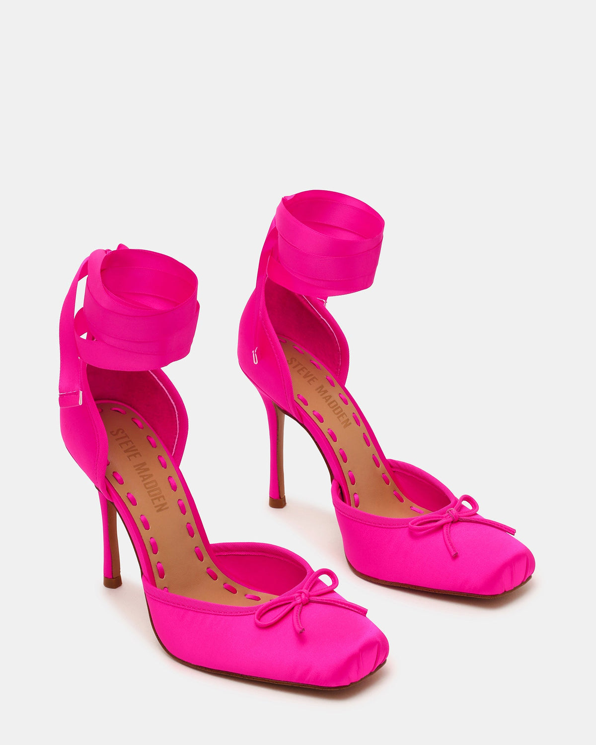 LARINA HOT PINK SATIN  Famous | Online Store