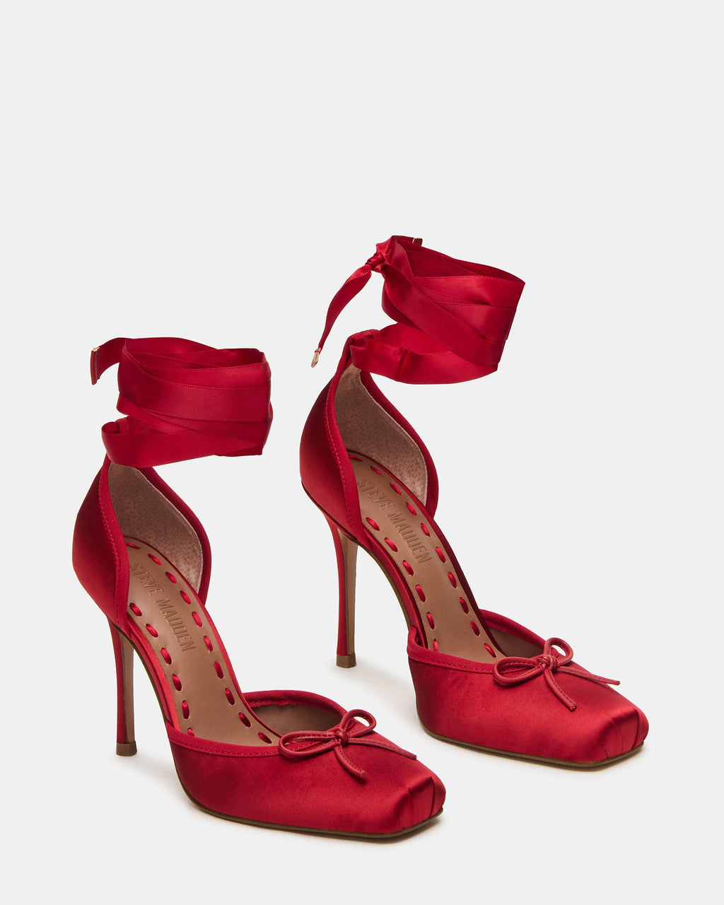 LARINA RED SATIN  Famous | Online Store