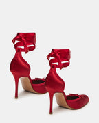 LARINA RED SATIN  Famous | Online Store