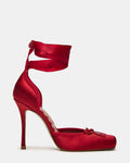 LARINA RED SATIN  Famous | Online Store