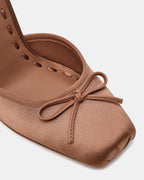 LARINA TAN SATIN  Famous | Online Store