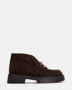 LEON CHOCOLATE BROWN SUEDE  Famous | Online Store