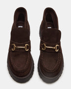 LEON CHOCOLATE BROWN SUEDE  Famous | Online Store