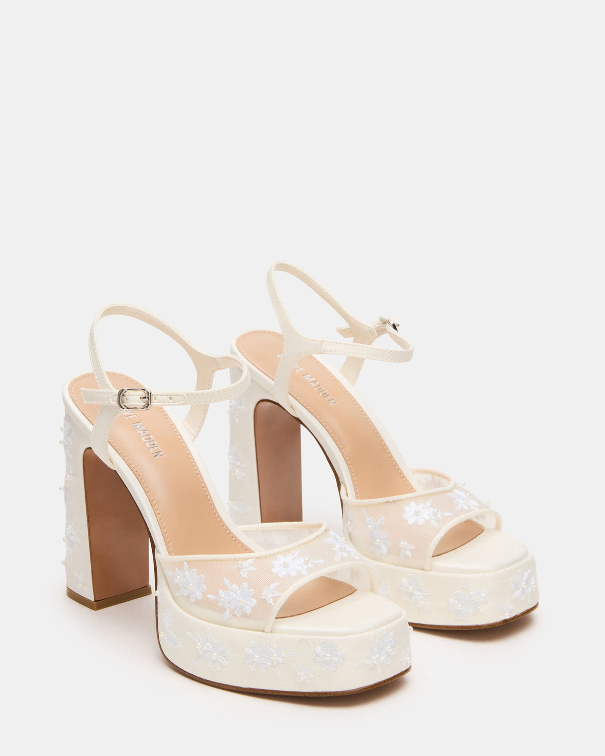 LIANDRA EMBELLISHED WHITE MESH  Famous | Online Store