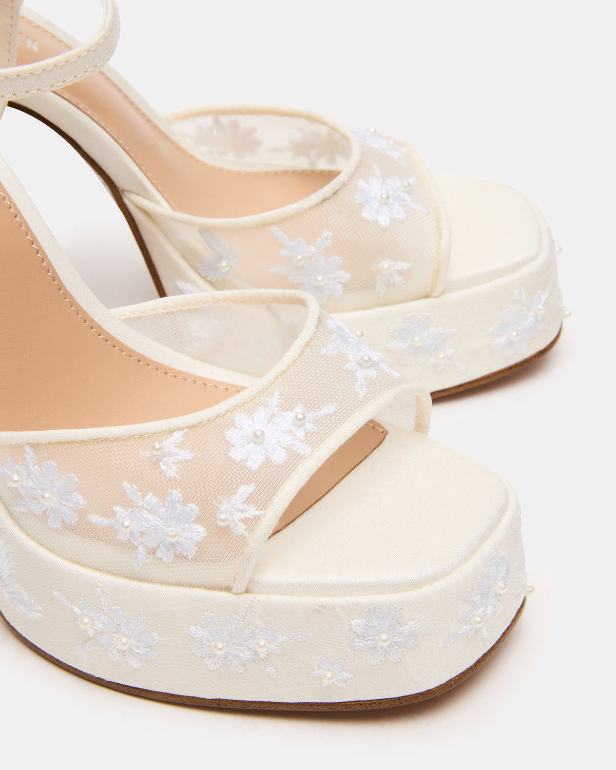 LIANDRA EMBELLISHED WHITE MESH  Famous | Online Store