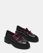 LUANNE BLACK LEATHER  Famous | Online Store