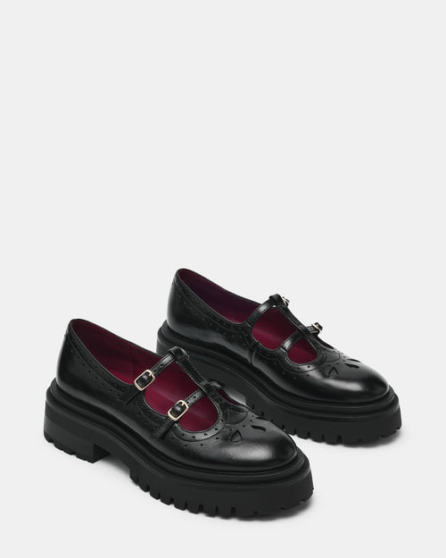 LUANNE BLACK LEATHER  Famous | Online Store