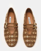 LYDIA PERFORATED TAUPE  Famous | Online Store