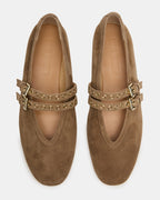 LYDIA TAUPE SUEDE  Famous | Online Store