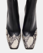 LYLE BLACK LEATHER WITH SNAKE  Famous | Online Store