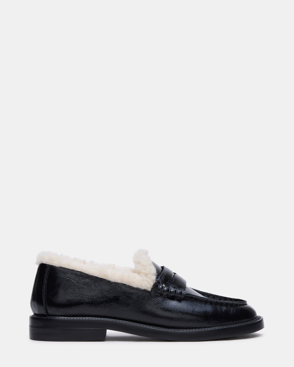 MADISON FAUX FUR BLACK LEATHER  Famous | Online Store