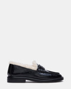 MADISON FAUX FUR BLACK LEATHER  Famous | Online Store