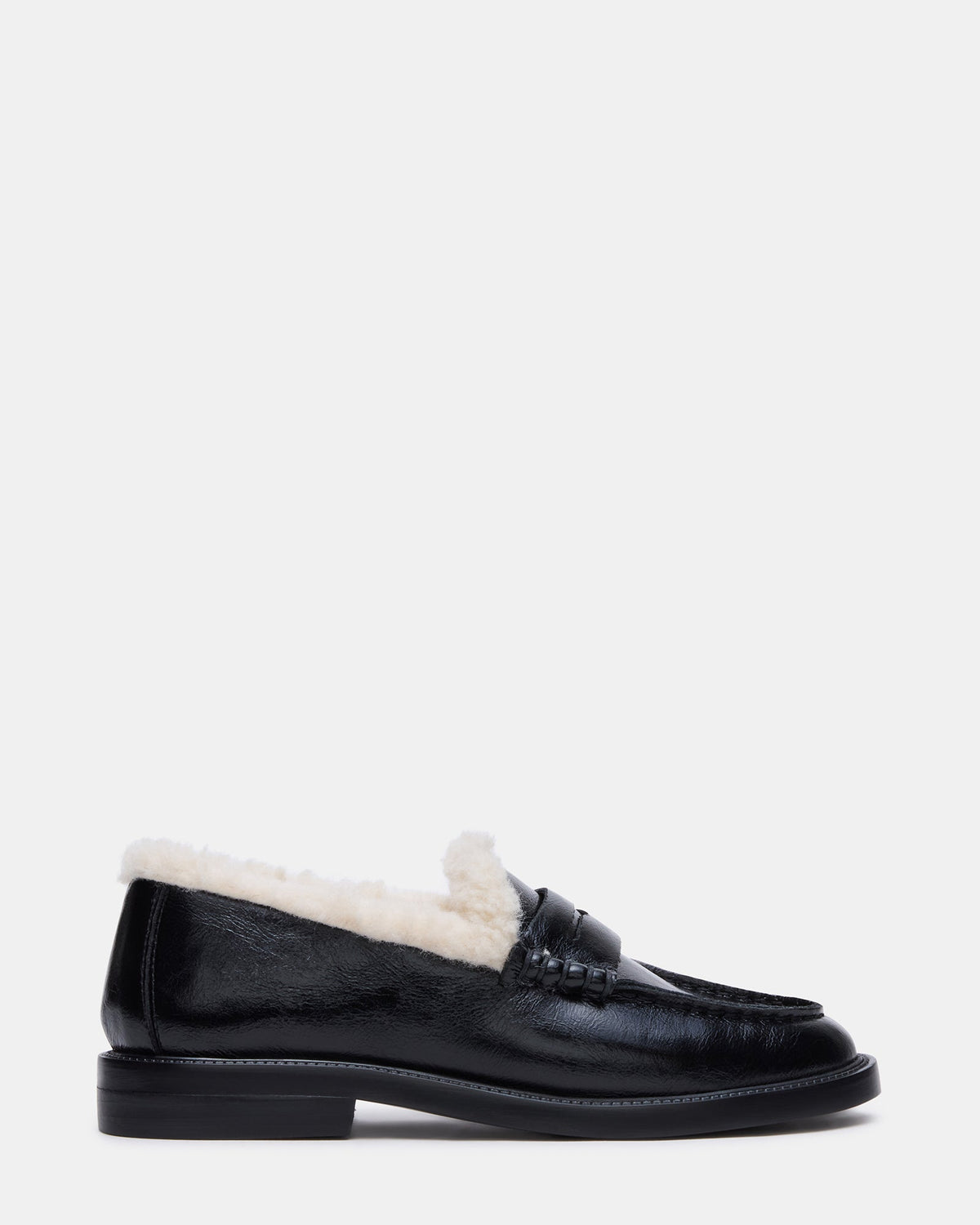 MADISON FAUX FUR BLACK LEATHER  Famous | Online Store