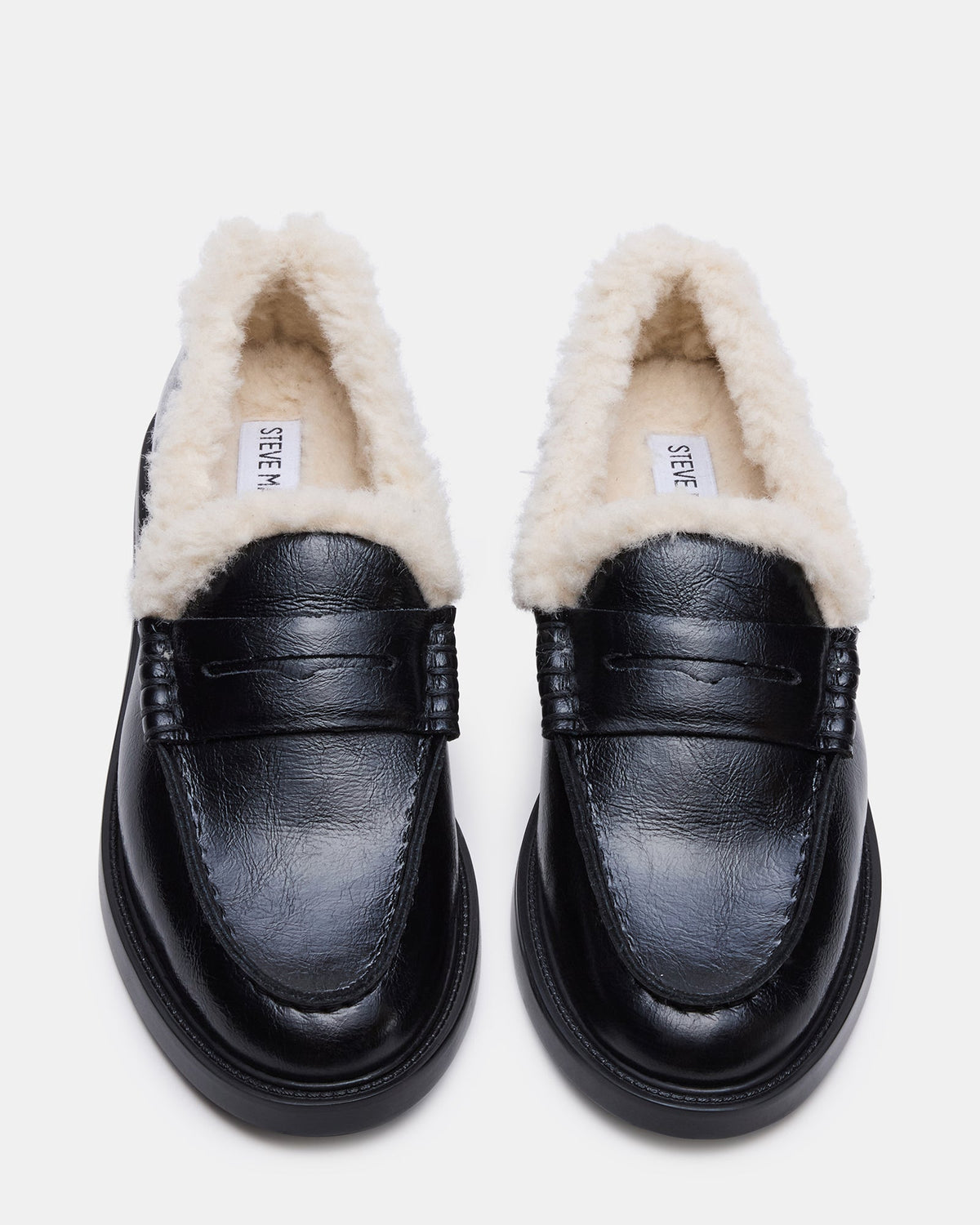 MADISON FAUX FUR BLACK LEATHER  Famous | Online Store