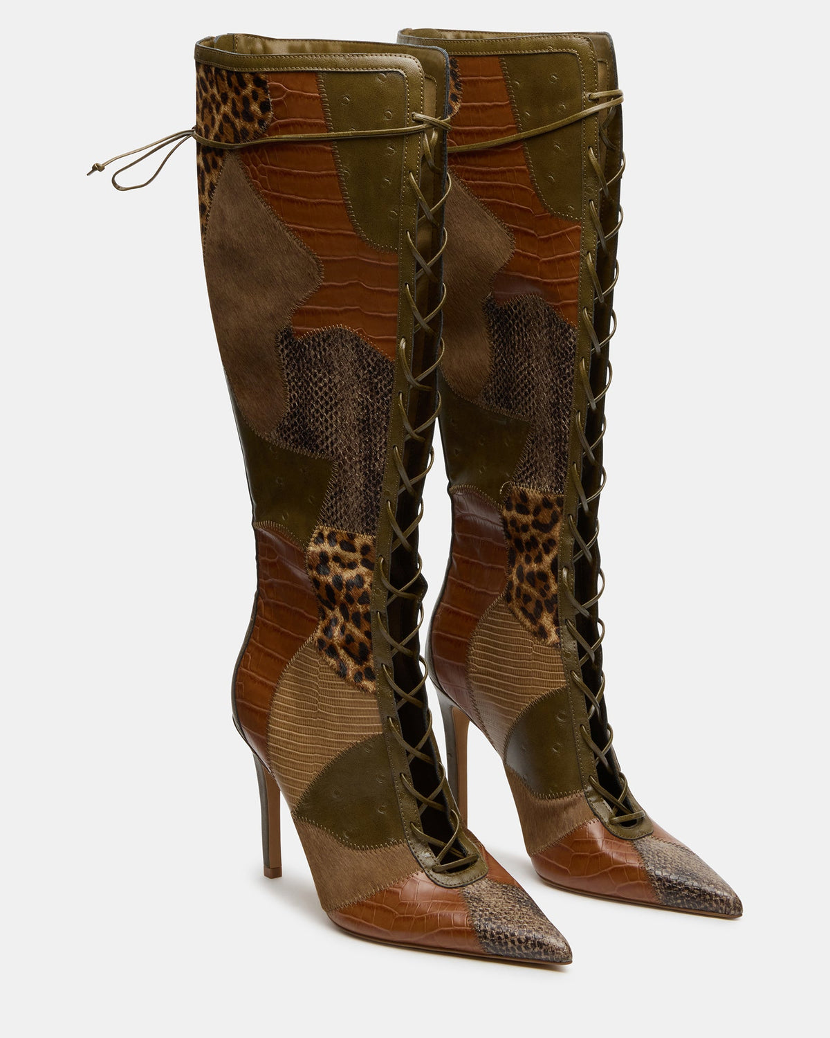 MARELYN OLIVE MULTI WIDE CALF  Famous | Online Store