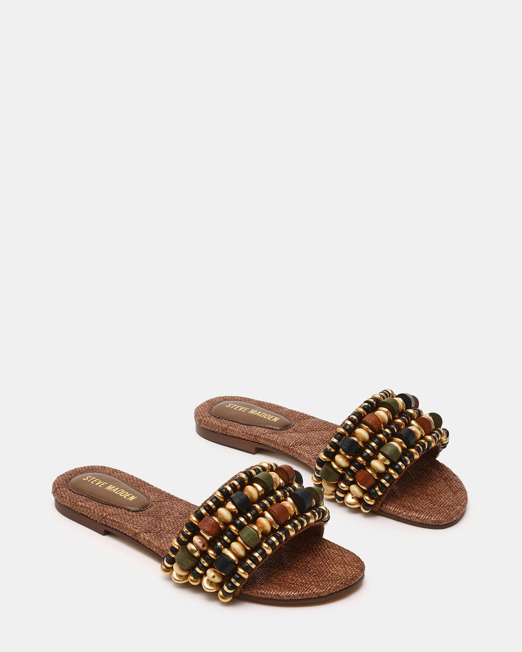 MARIKA BEADS BROWN RAFFIA  Famous | Online Store