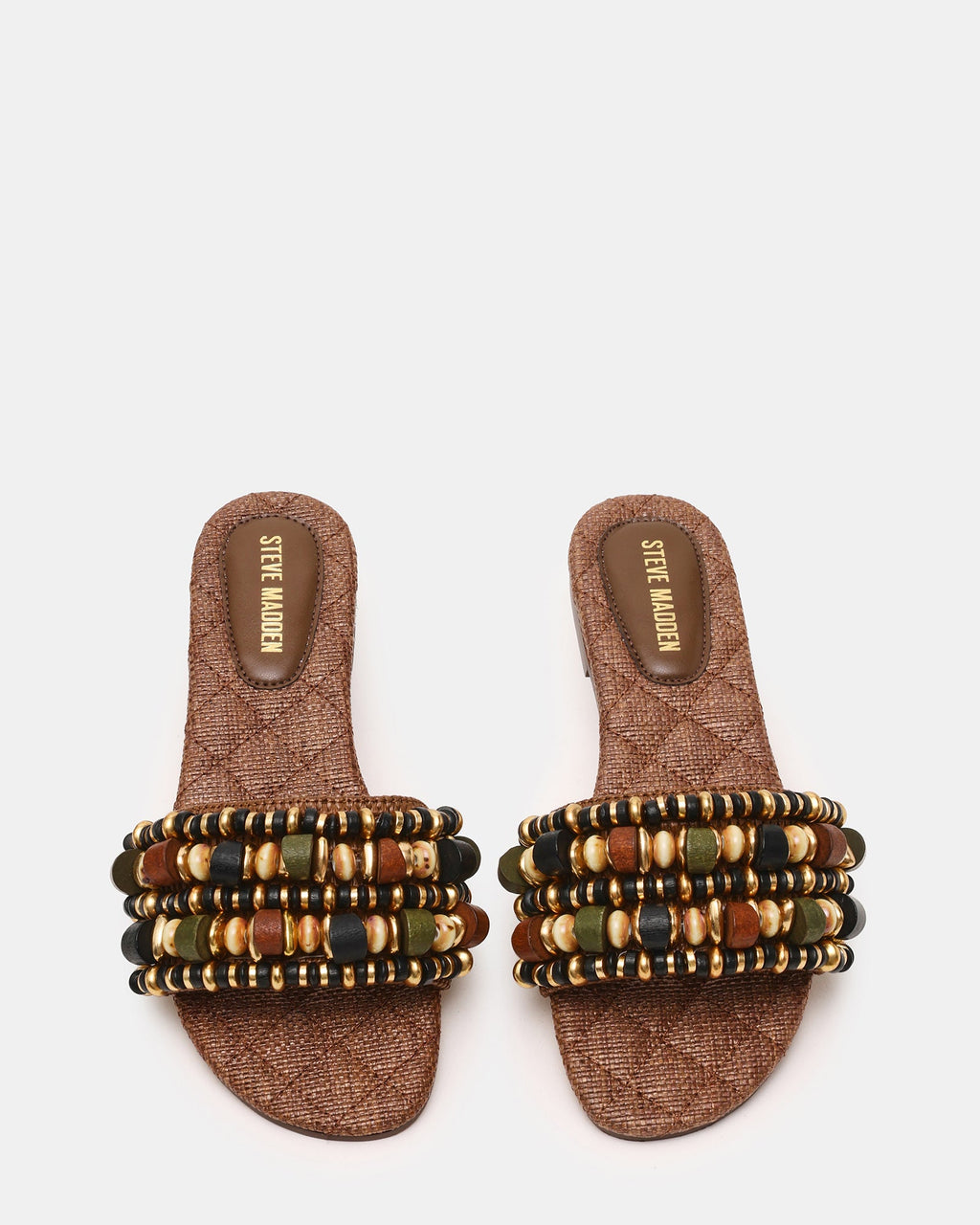 MARIKA BEADS BROWN RAFFIA  Famous | Online Store