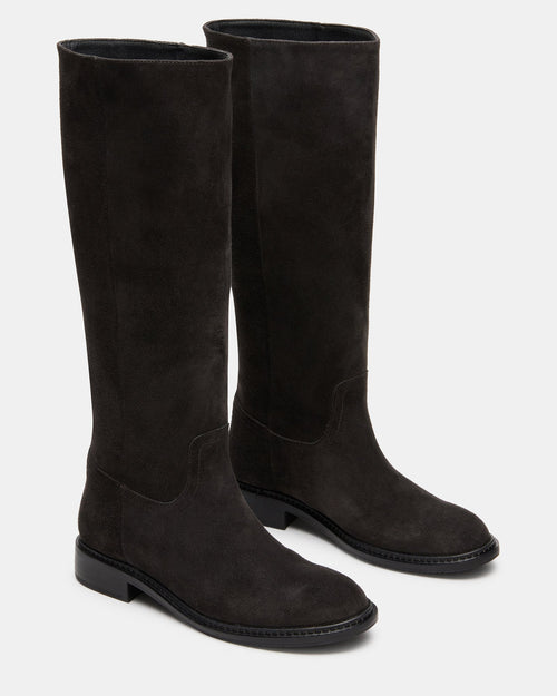 MARNA DARK GREY SUEDE  Famous | Online Store