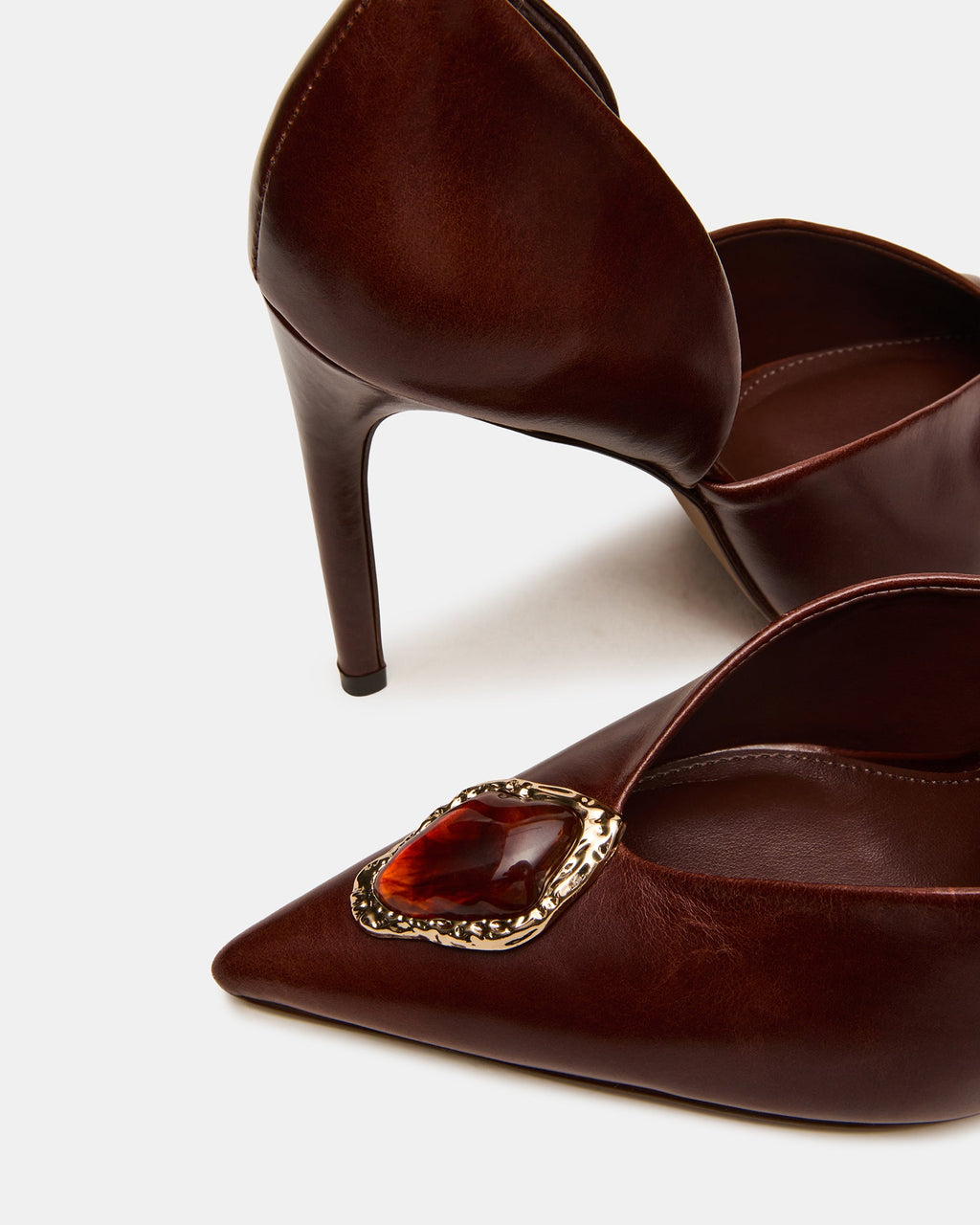 NYSA STONE BROWN LEATHER  Famous | Online Store