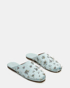 PEARSON BLUE SATIN RHINESTONES  Famous | Online Store