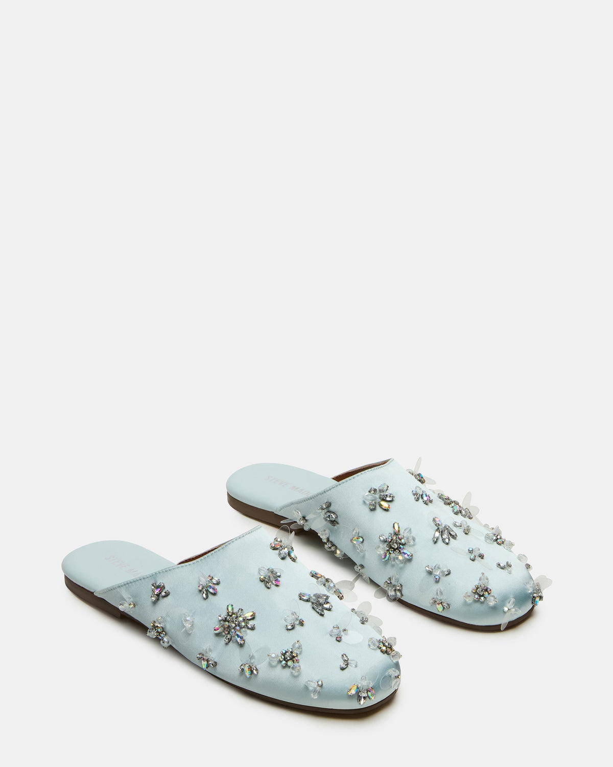 PEARSON BLUE SATIN RHINESTONES  Famous | Online Store