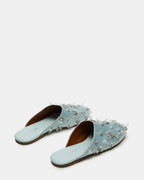PEARSON BLUE SATIN RHINESTONES  Famous | Online Store