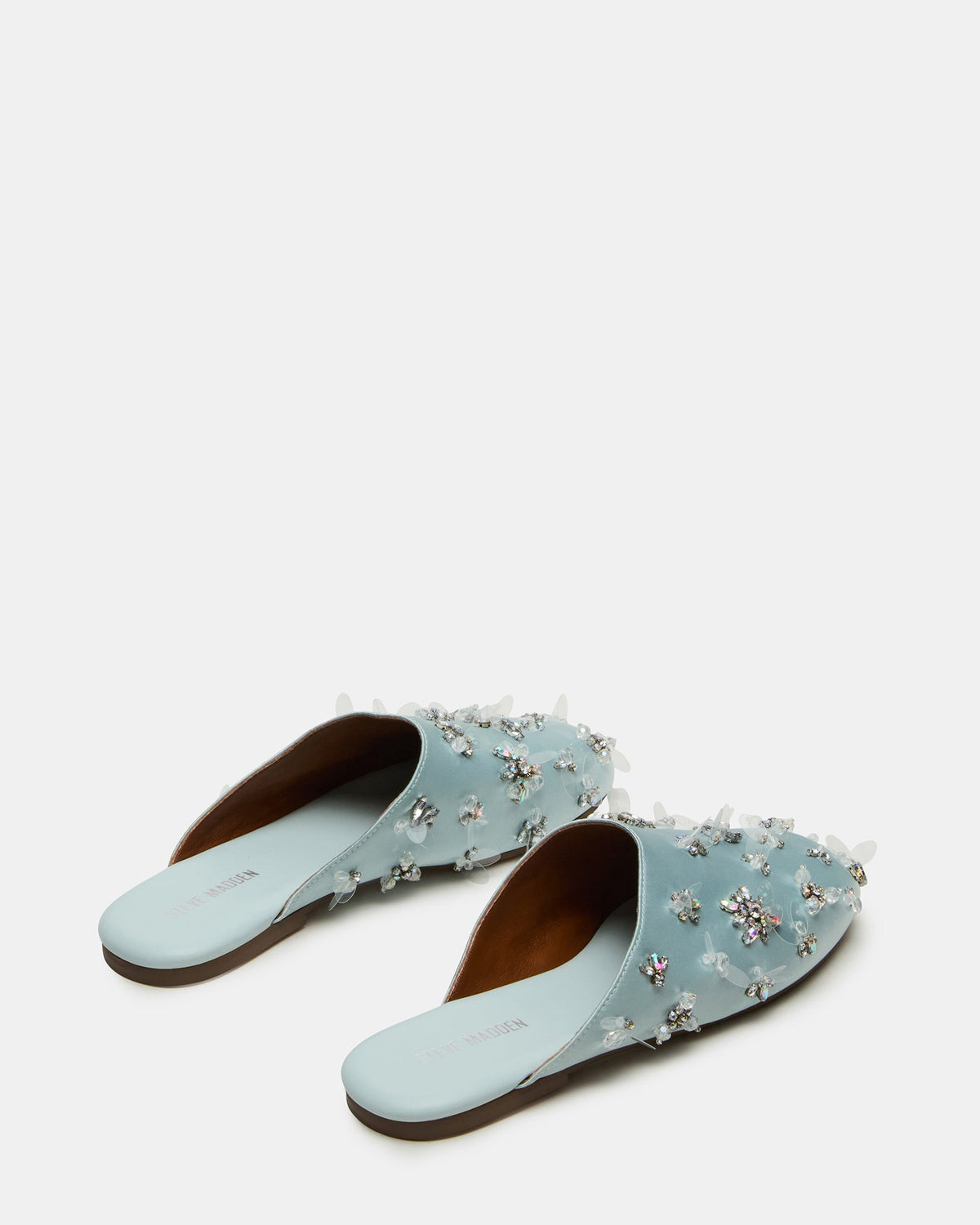 PEARSON BLUE SATIN RHINESTONES  Famous | Online Store