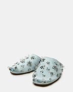 PEARSON BLUE SATIN RHINESTONES  Famous | Online Store