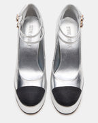 PEYTON SILVER LEATHER  Famous | Online Store