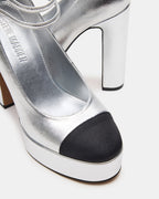PEYTON SILVER LEATHER  Famous | Online Store