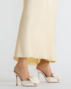 PRIYA FLOWER IVORY SATIN  Famous | Online Store