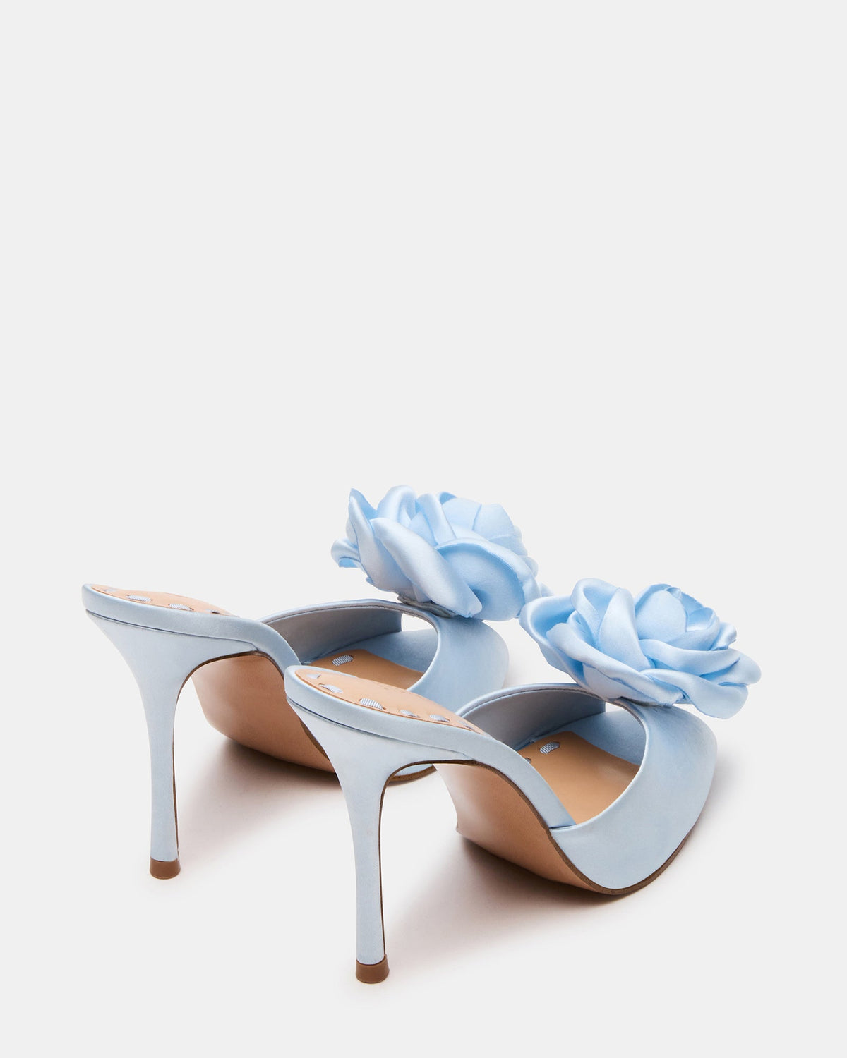PRIYA FLOWER BLUE SATIN  Famous | Online Store