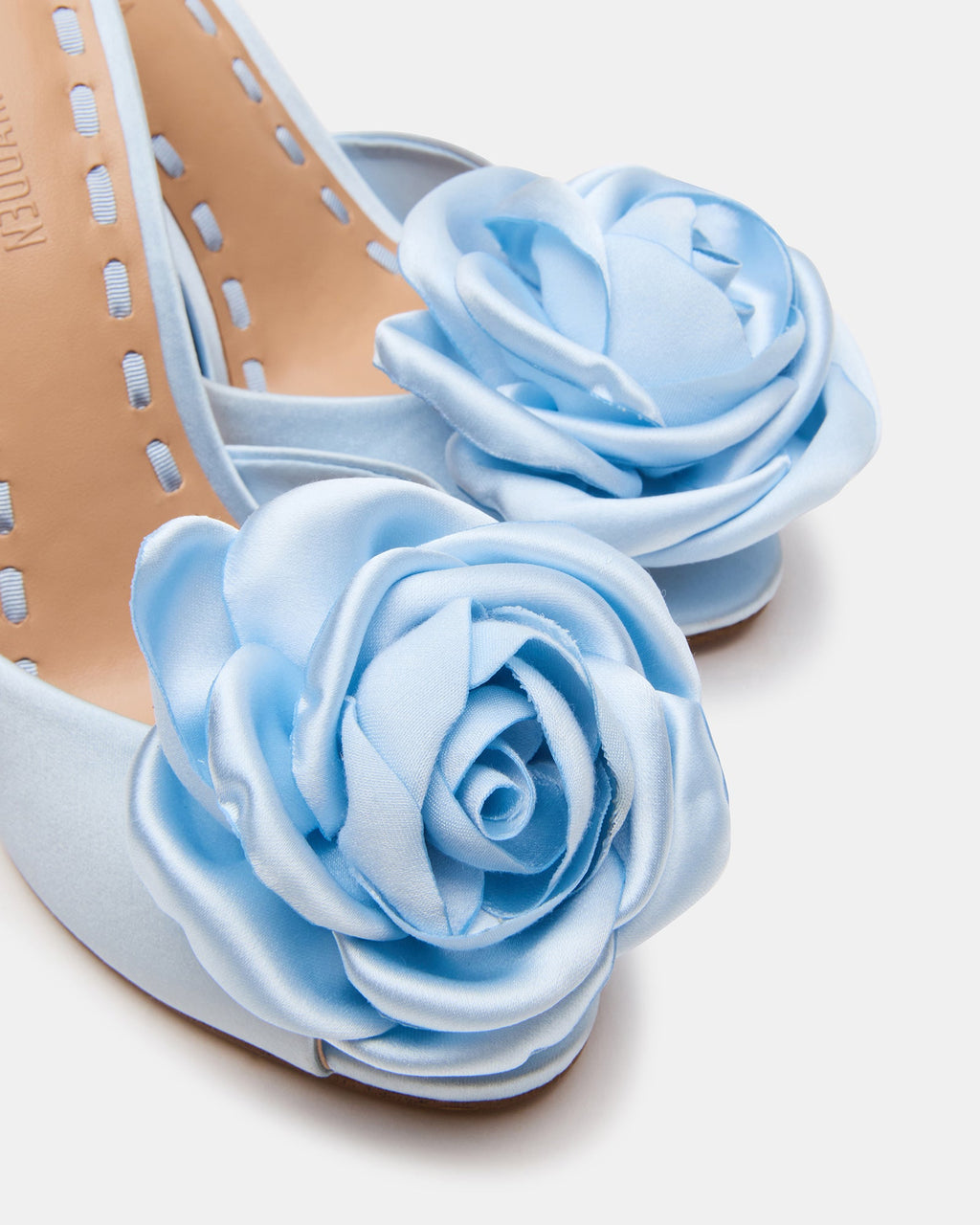 PRIYA FLOWER BLUE SATIN  Famous | Online Store