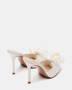PRIYA FLOWER IVORY SATIN  Famous | Online Store