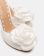 PRIYA FLOWER IVORY SATIN  Famous | Online Store