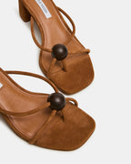 RAQUELLE CHESTNUT SUEDE  Famous | Online Store