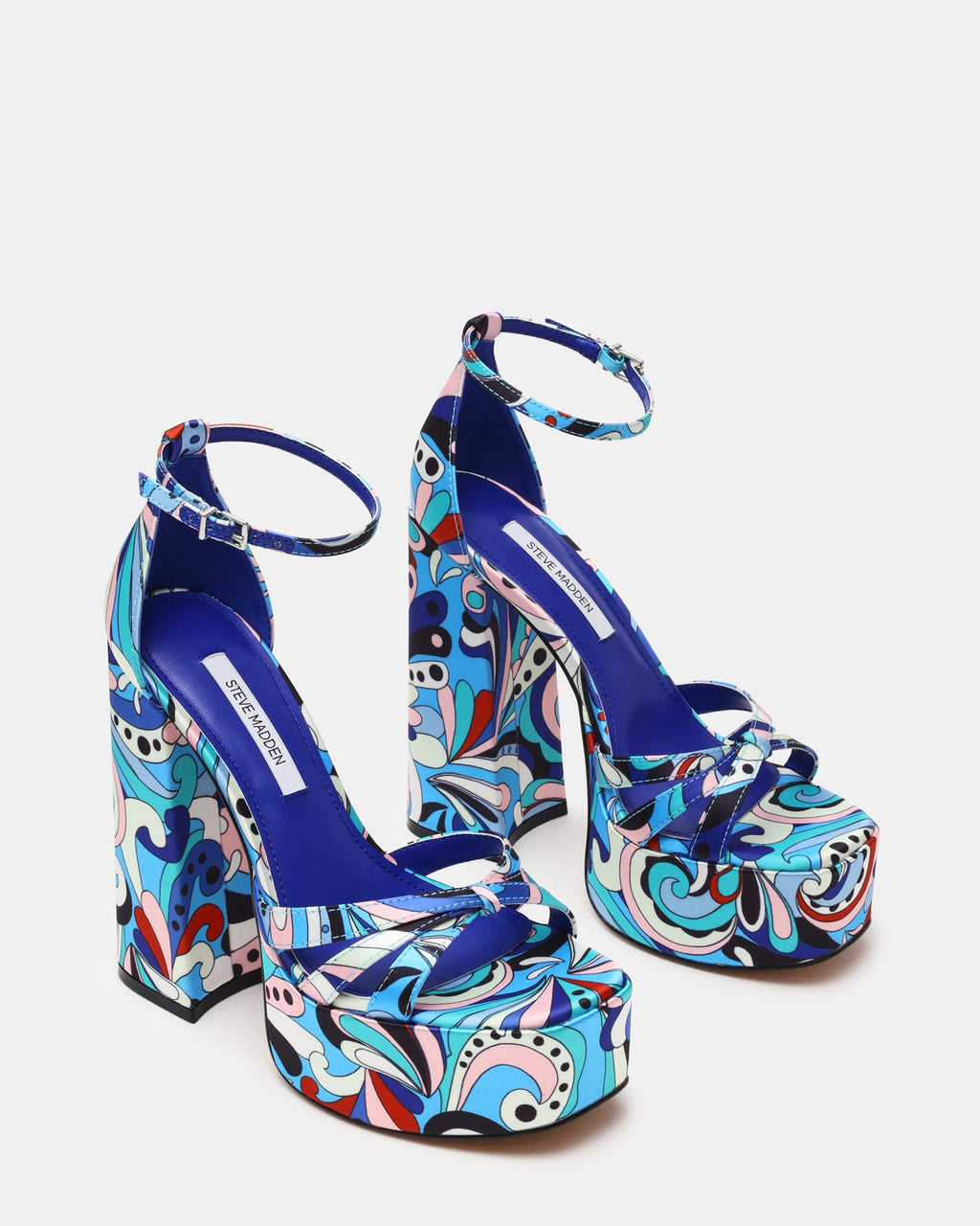 RETRO BLUE PRINT  Famous | Online Store