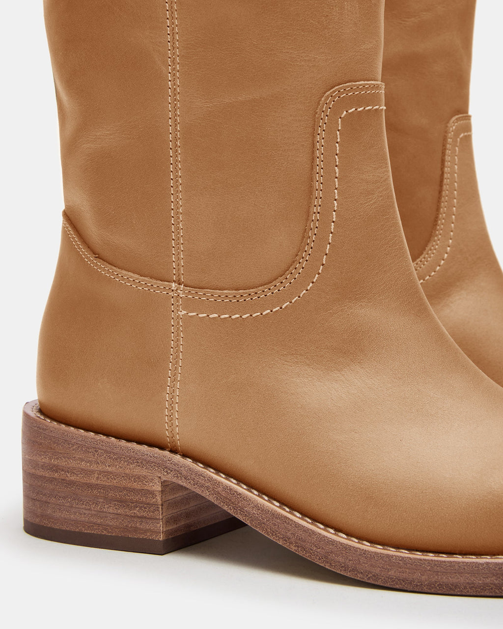 RIGGS BANANA LEATHER WIDE CALF  Famous | Online Store