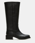 RIGGS BLACK LEATHER WIDE CALF  Famous | Online Store