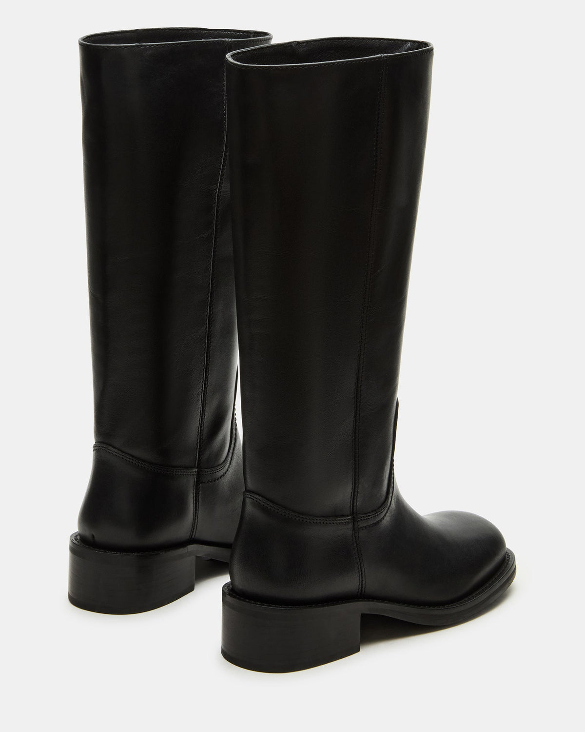 RIGGS BLACK LEATHER WIDE CALF  Famous | Online Store