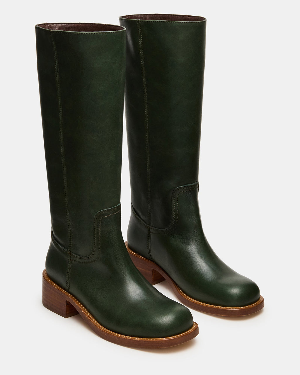 RIGGS DARK GREEN LEATHER  Famous | Online Store