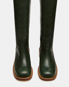 RIGGS DARK GREEN LEATHER  Famous | Online Store