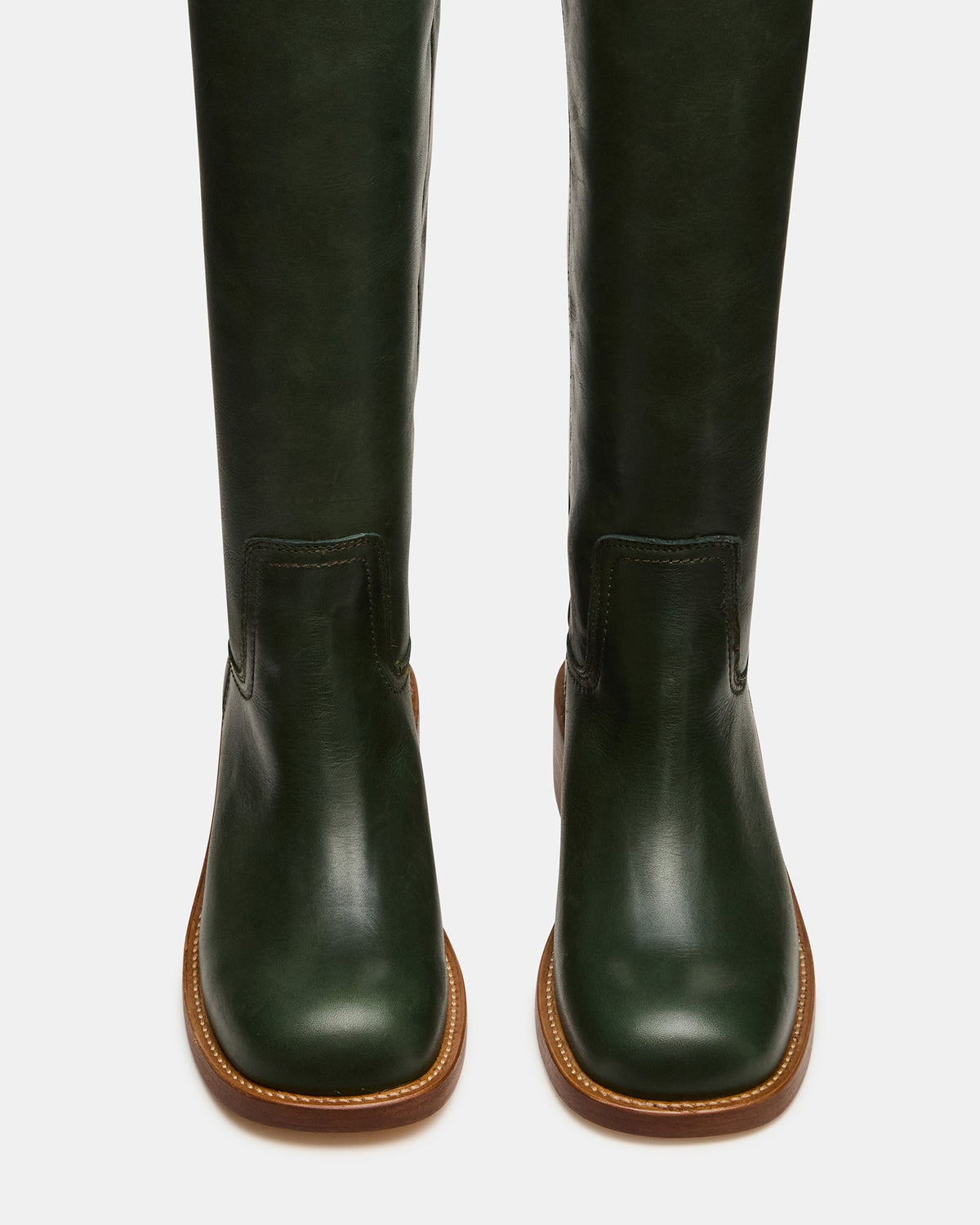 RIGGS DARK GREEN LEATHER  Famous | Online Store