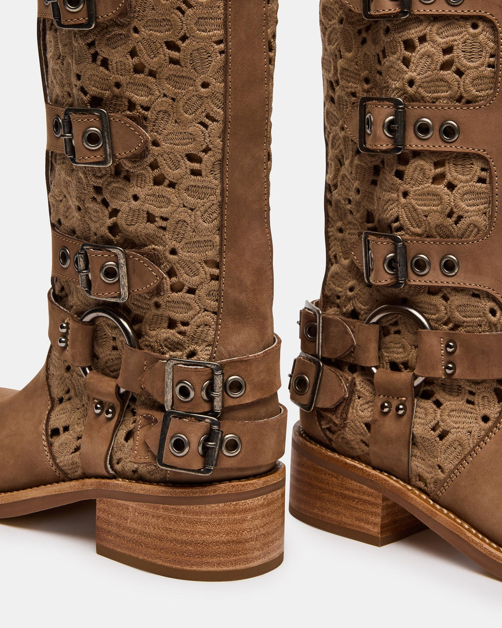 ROCKY FLORAL TAN NUBUCK  Famous | Online Store
