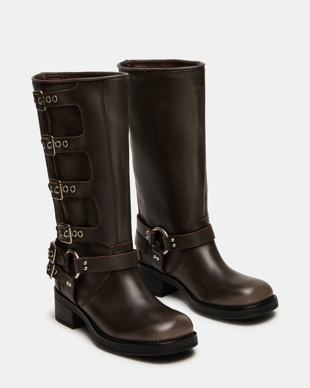 ROCKY BROWN DISTRESSED WIDE CALF  Famous | Online Store