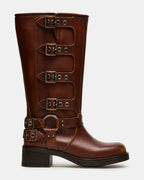 ROCKY COGNAC DISTRESSED WIDE CALF  Famous | Online Store