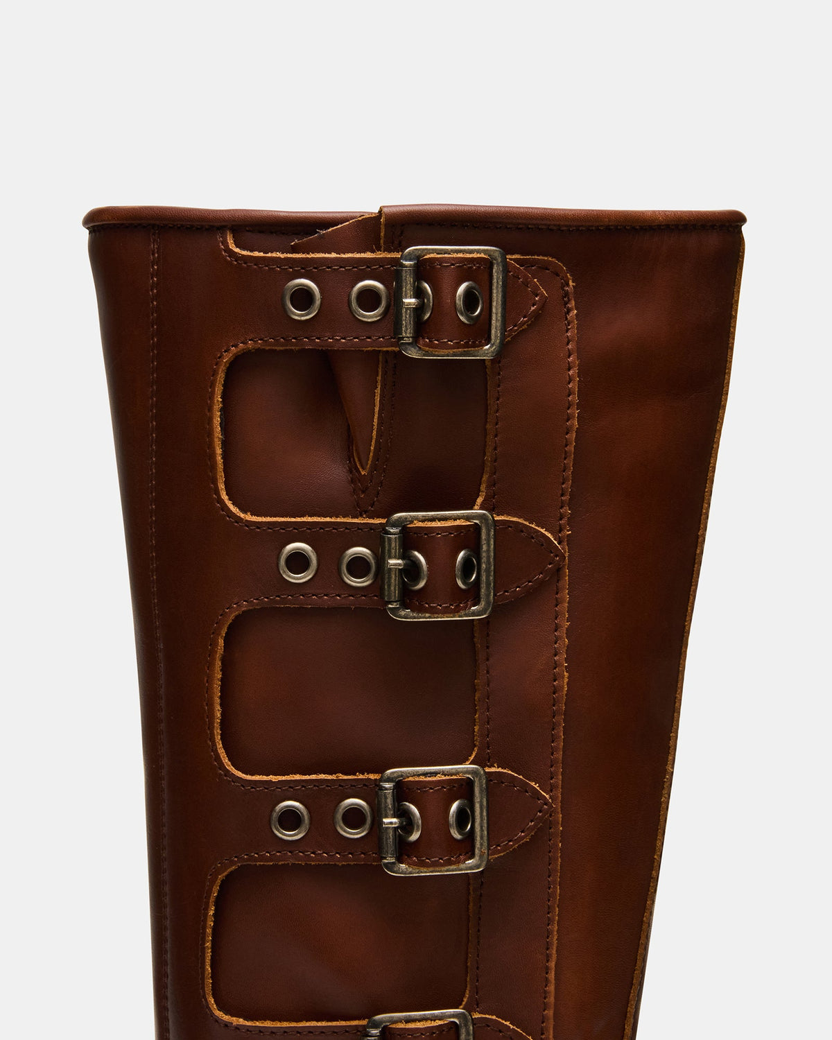 ROCKY COGNAC DISTRESSED WIDE CALF  Famous | Online Store