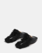 ROMEO FAUX FUR BLACK  Famous | Online Store