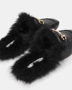 ROMEO FAUX FUR BLACK  Famous | Online Store